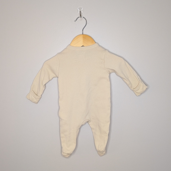 ๐ 3 for 10 ๐ Old Navy Neutral Cotton Footed Sleeper - Picture 2 of 5